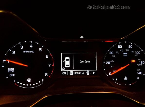KL79MRSL8PB026414 2023 CHEVROLET TRAILBLAZER Black Instrument cluster view