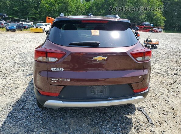 KL79MRSL9PB081504 2023 CHEVROLET TRAILBLAZER Maroon Вид ззаду