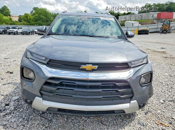 KL79MRSLXNB103524 2022 CHEVROLET TRAILBLAZER Gray Դիմացի տեսք