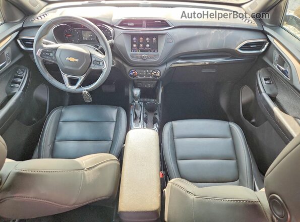KL79MSSL0NB022183 2022 CHEVROLET TRAILBLAZER Черный Вид панели приборов