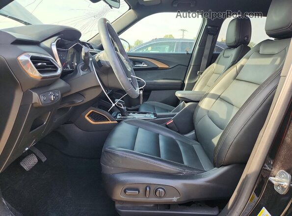 KL79MSSL0NB022183 2022 CHEVROLET TRAILBLAZER Черный Вид салона спереди