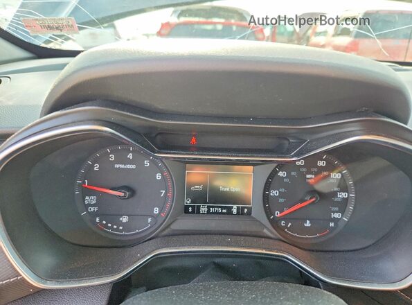 KL79MSSL0NB022183 2022 CHEVROLET TRAILBLAZER Черный Вид щитка приборов