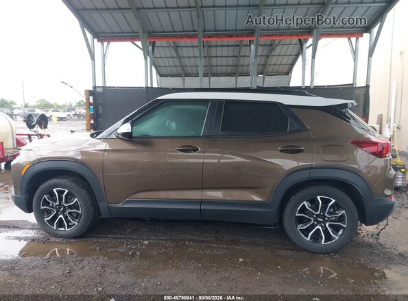 KL79MSSL3MB140596 2021 CHEVROLET TRAILBLAZER Brown Widok wnętrza 360 stopni