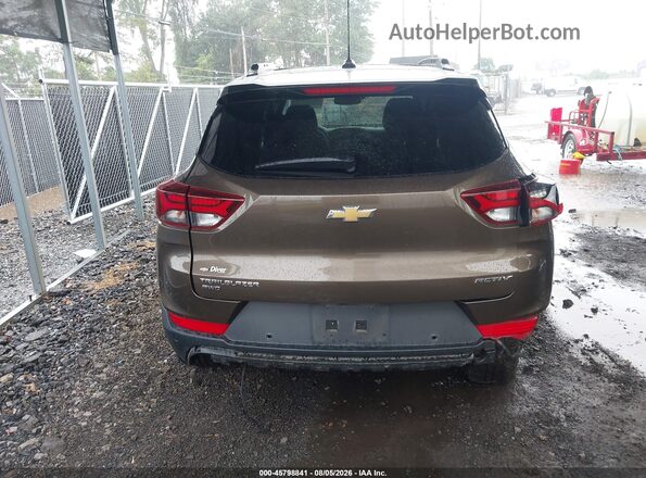 KL79MSSL3MB140596 2021 CHEVROLET TRAILBLAZER Brown 