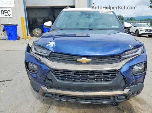 KL79MSSL5PB136618 2023 CHEVROLET TRAILBLAZER Blue Front view