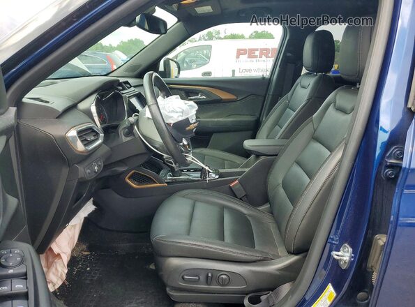 KL79MSSL5PB136618 2023 CHEVROLET TRAILBLAZER Blue Front interior view