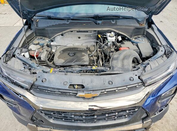 KL79MSSL5PB136618 2023 CHEVROLET TRAILBLAZER Blue Engine compartment view
