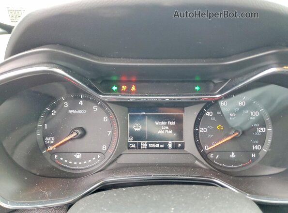 KL79MSSL6PB086442 2023 CHEVROLET TRAILBLAZER White Vista del cuadro de instrumentos