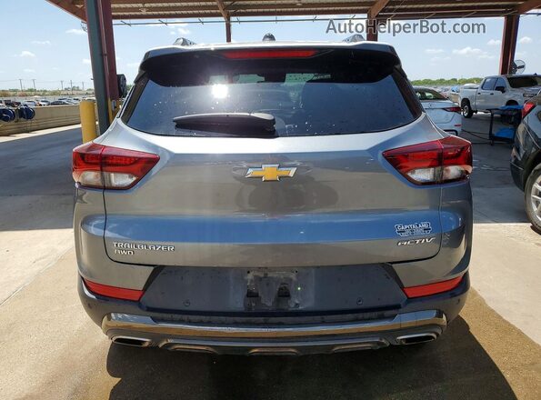 KL79MSSL7MB034670 2021 CHEVROLET TRAILBLAZER Gray უკანა ხედი