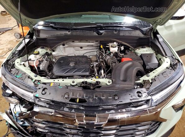 KL79MSSL7RB055123 2024 CHEVROLET TRAILBLAZER Зеленый Вид подкапотного пространства