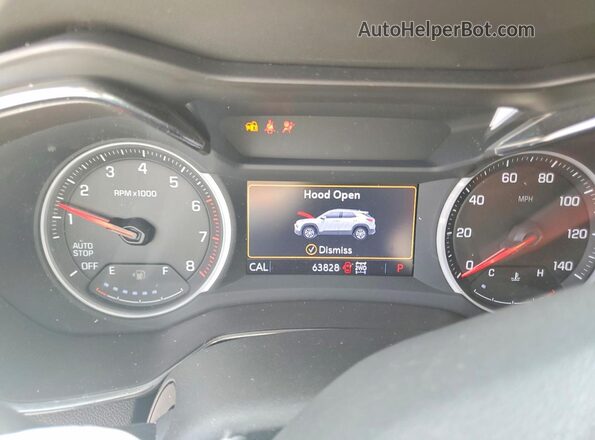 KL79MSSLXNB107368 2022 CHEVROLET TRAILBLAZER Brown Vista del cuadro de instrumentos