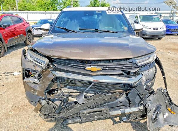 KL79MSSLXNB107368 2022 CHEVROLET TRAILBLAZER Brown Vista frontal