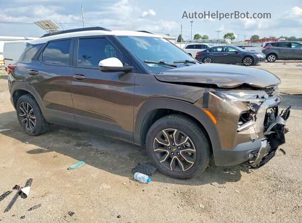 KL79MSSLXNB107368 2022 CHEVROLET TRAILBLAZER Brown Delantero derecho