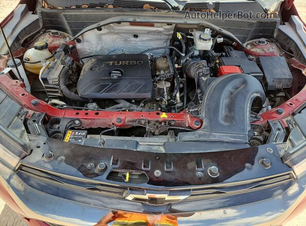 KL79MTSL0MB013066 2021 CHEVROLET TRAILBLAZER Burgundy Widok wnętrza z tyłu