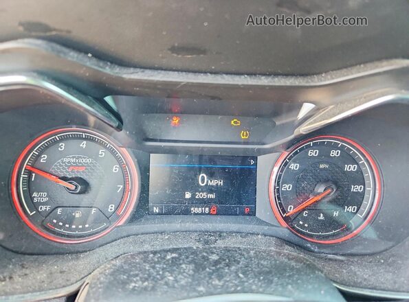 KL79MTSL0MB096577 2021 CHEVROLET TRAILBLAZER Black Vista del cuadro de instrumentos