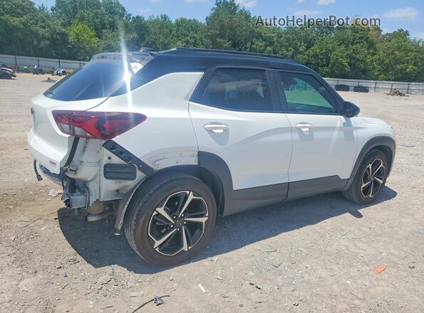KL79MTSL0MB154039 2021 CHEVROLET TRAILBLAZER Белый Задняя правая четверть
