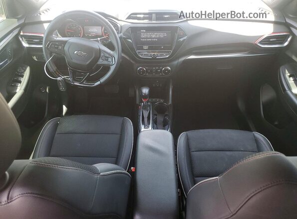 KL79MTSL0MB154039 2021 CHEVROLET TRAILBLAZER Белый Вид панели приборов
