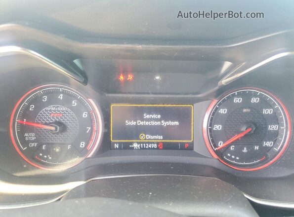 KL79MTSL0MB154039 2021 CHEVROLET TRAILBLAZER Белый Вид щитка приборов