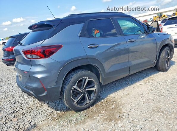 KL79MTSL2MB005082 2021 CHEVROLET TRAILBLAZER Серый Задняя правая четверть