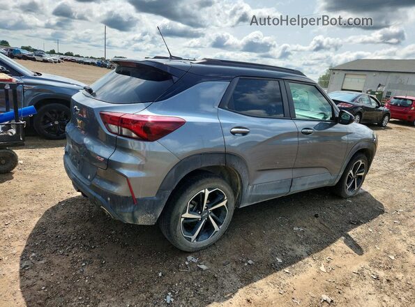 KL79MTSL2MB062415 2021 CHEVROLET TRAILBLAZER Gray Tył prawy