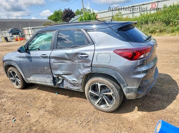 KL79MTSL2MB062415 2021 CHEVROLET TRAILBLAZER Gray Tył lewy