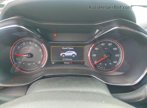KL79MTSL2MB090666 2021 CHEVROLET TRAILBLAZER Серый Вид щитка приборов