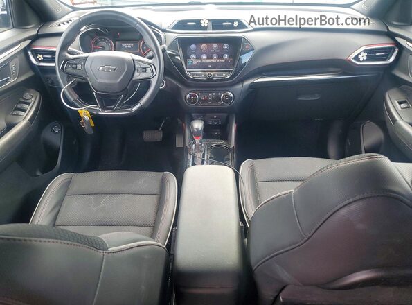 KL79MTSL2MB090666 2021 CHEVROLET TRAILBLAZER Серый Вид панели приборов