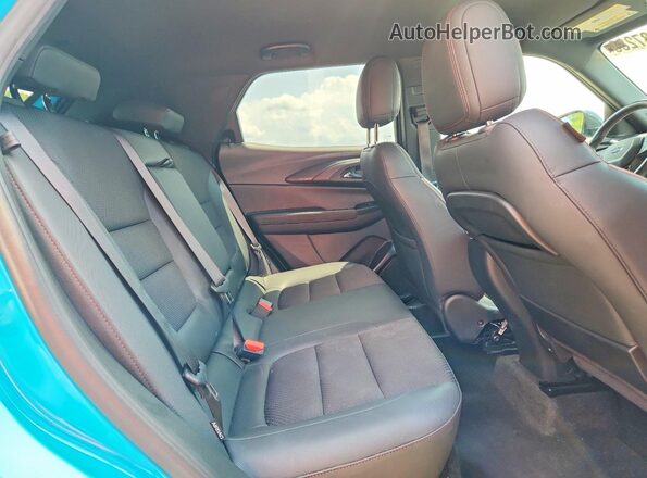 KL79MTSL2MB107224 2021 CHEVROLET TRAILBLAZER Turquoise Вид задніх сидінь