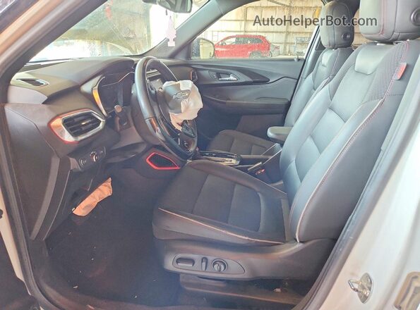 KL79MTSL2MB179007 2021 CHEVROLET TRAILBLAZER Белый Вид салона спереди