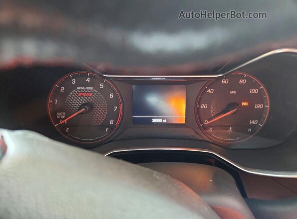 KL79MTSL2MB179007 2021 CHEVROLET TRAILBLAZER Белый Вид щитка приборов