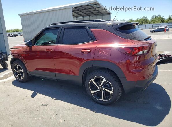 KL79MTSL2PB114954 2023 CHEVROLET TRAILBLAZER Red Задня ліва чверть