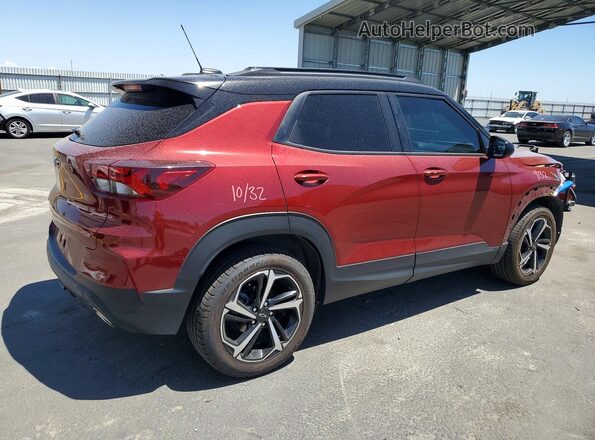 KL79MTSL2PB114954 2023 CHEVROLET TRAILBLAZER Red Задня права чверть