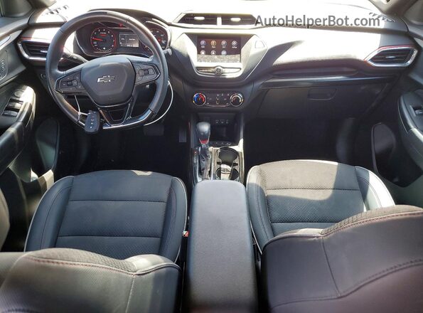 KL79MTSL2PB114954 2023 CHEVROLET TRAILBLAZER Red Вид панелі приладів