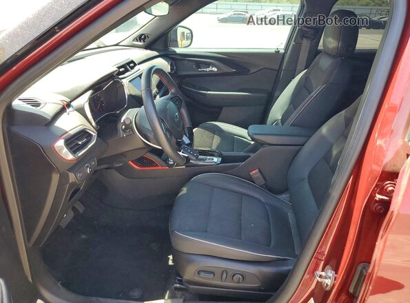 KL79MTSL2PB114954 2023 CHEVROLET TRAILBLAZER Red Вид салону спереду