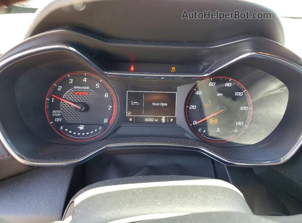 KL79MTSL2PB114954 2023 CHEVROLET TRAILBLAZER Red Вид щитка приладів