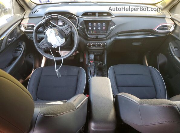KL79MTSL2PB213077 2023 CHEVROLET TRAILBLAZER Gold Dashboard view