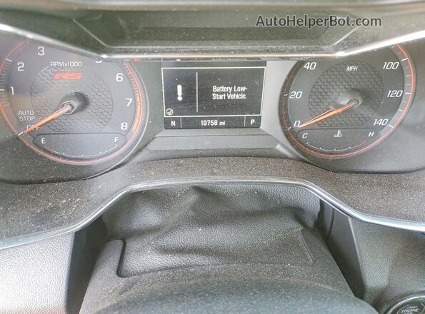 KL79MTSL2PB213077 2023 CHEVROLET TRAILBLAZER Gold Instrument cluster view
