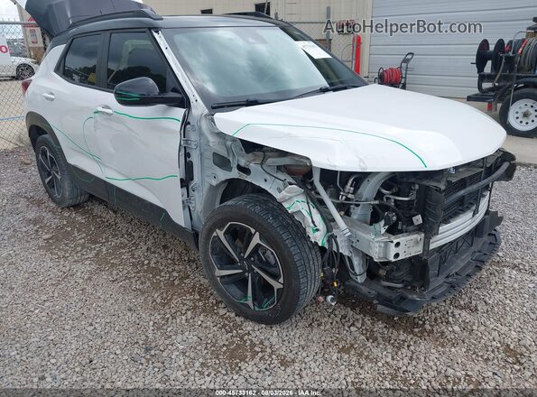 KL79MTSL3MB022862 2021 CHEVROLET TRAILBLAZER White წინა ხედი