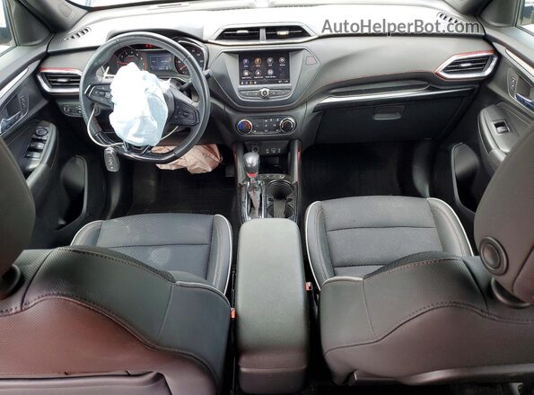 KL79MTSL3NB062828 2022 CHEVROLET TRAILBLAZER Black Widok deski rozdzielczej