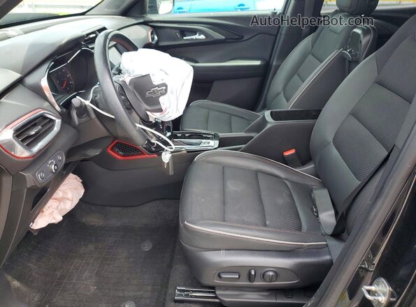 KL79MTSL3NB062828 2022 CHEVROLET TRAILBLAZER Black Widok wnętrza z przodu