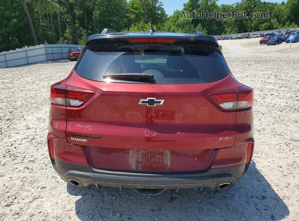 KL79MTSL3NB073392 2022 CHEVROLET TRAILBLAZER Красный Вид сзади