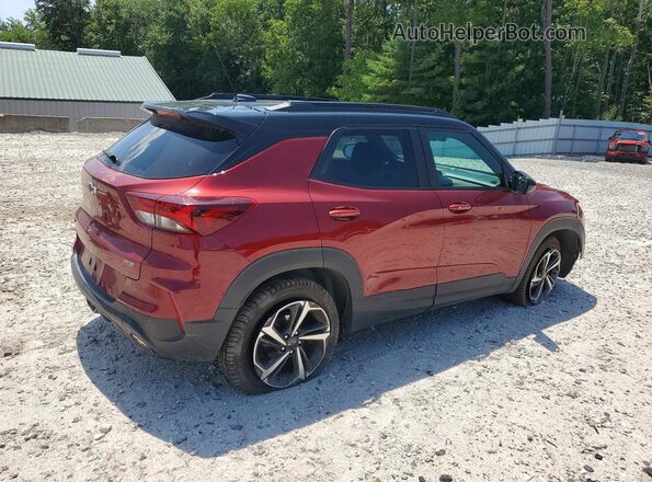 KL79MTSL3NB073392 2022 CHEVROLET TRAILBLAZER Красный Задняя правая четверть