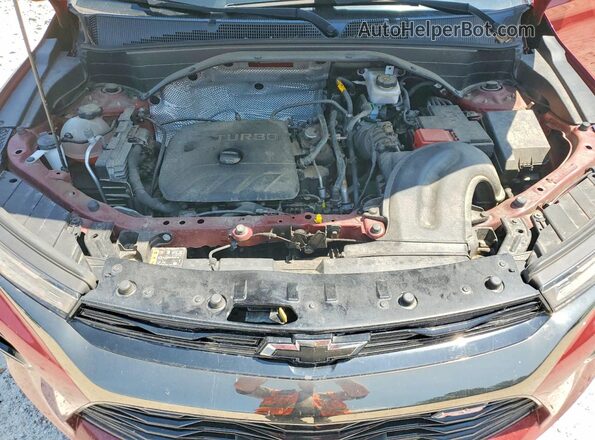 KL79MTSL3NB073392 2022 CHEVROLET TRAILBLAZER Красный Вид подкапотного пространства