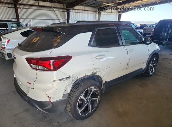 KL79MTSL4MB074145 2021 CHEVROLET TRAILBLAZER White უკანა მარჯვენა