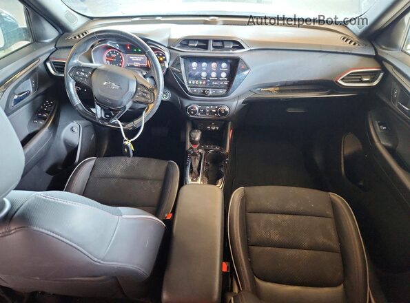 KL79MTSL4MB074145 2021 CHEVROLET TRAILBLAZER White წინა პანელის ხედი