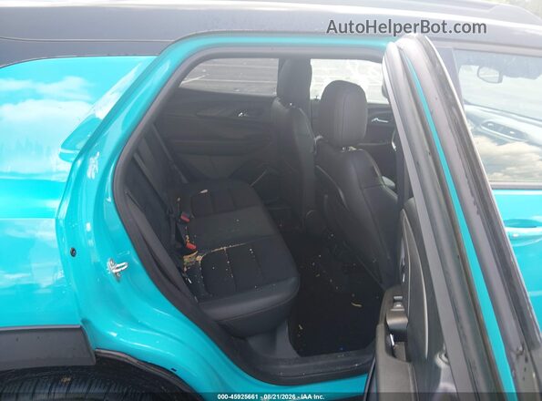 KL79MTSL4MB086375 2021 CHEVROLET TRAILBLAZER Teal Widok naklejki z numerem VIN