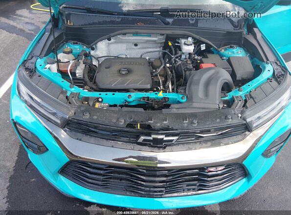KL79MTSL4MB086375 2021 CHEVROLET TRAILBLAZER Teal Widok z tyłu