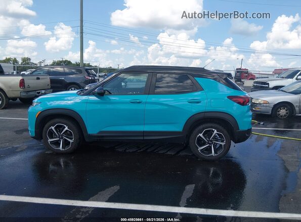 KL79MTSL4MB086375 2021 CHEVROLET TRAILBLAZER Teal Widok wnętrza 360 stopni