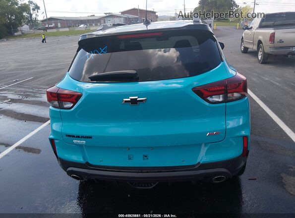 KL79MTSL4MB086375 2021 CHEVROLET TRAILBLAZER Teal 