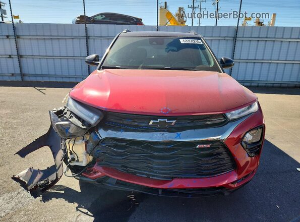 KL79MTSL4MB148132 2021 CHEVROLET TRAILBLAZER Red Vista frontal